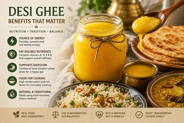 Desi Ghee Benefits: Nutrition, Evidence and What You Should Actually Know