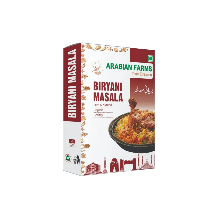 Arabian Organic Biryani Masala - 50 Grams