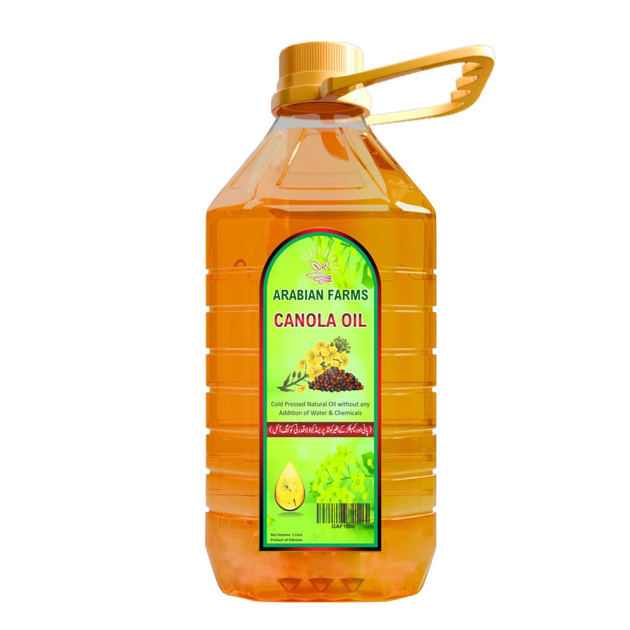 Arabian Farms 100% Pure Cold-Pressed Canola Oil | EU-Standard & Clinically Proven