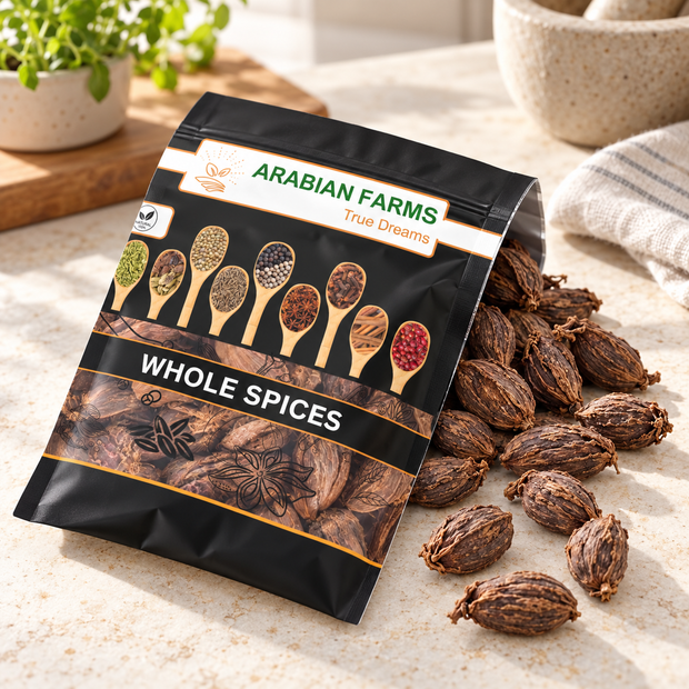 Black Cardamom (Bari Elaichi) - 100g