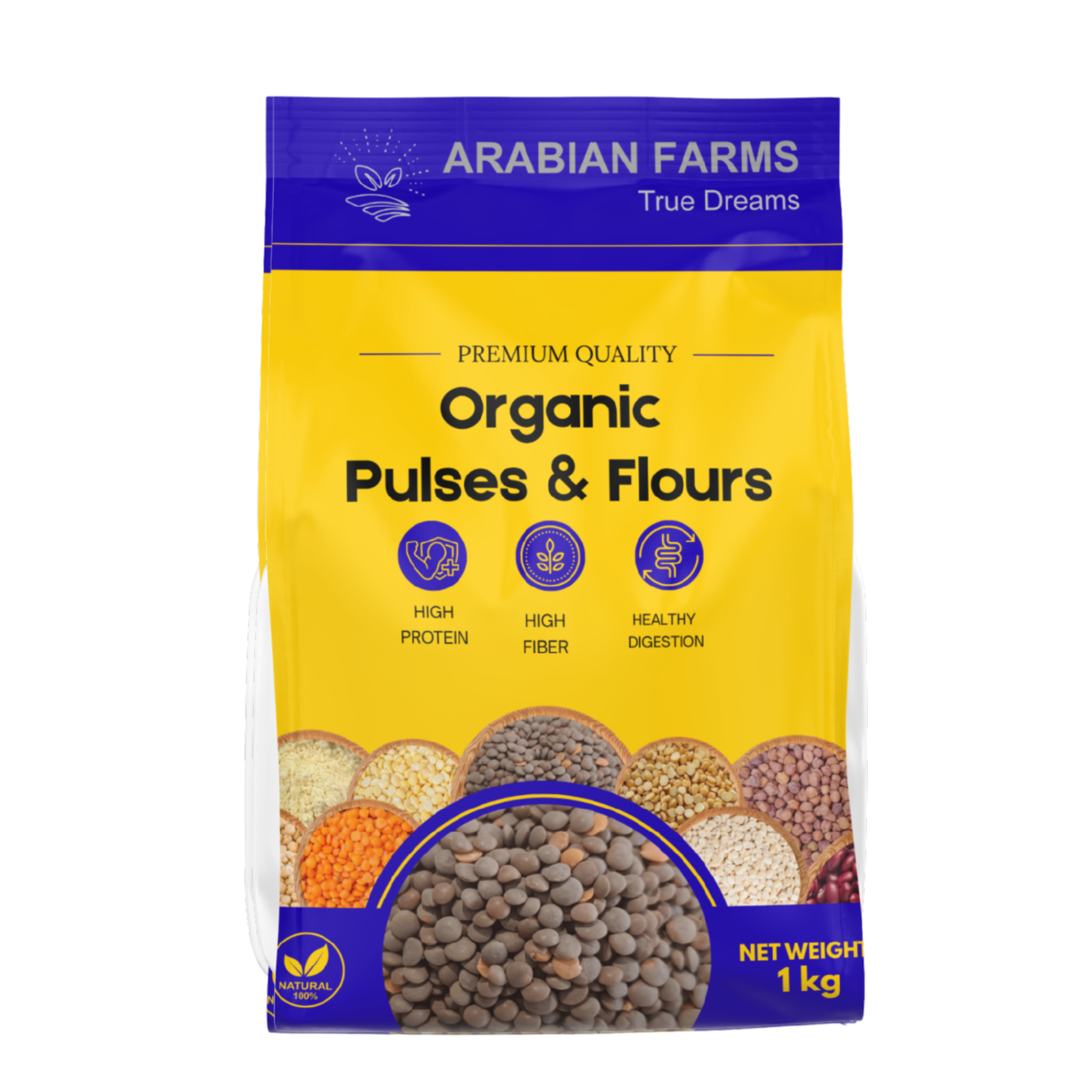 Black Lentils (Masoor) - 1Kg