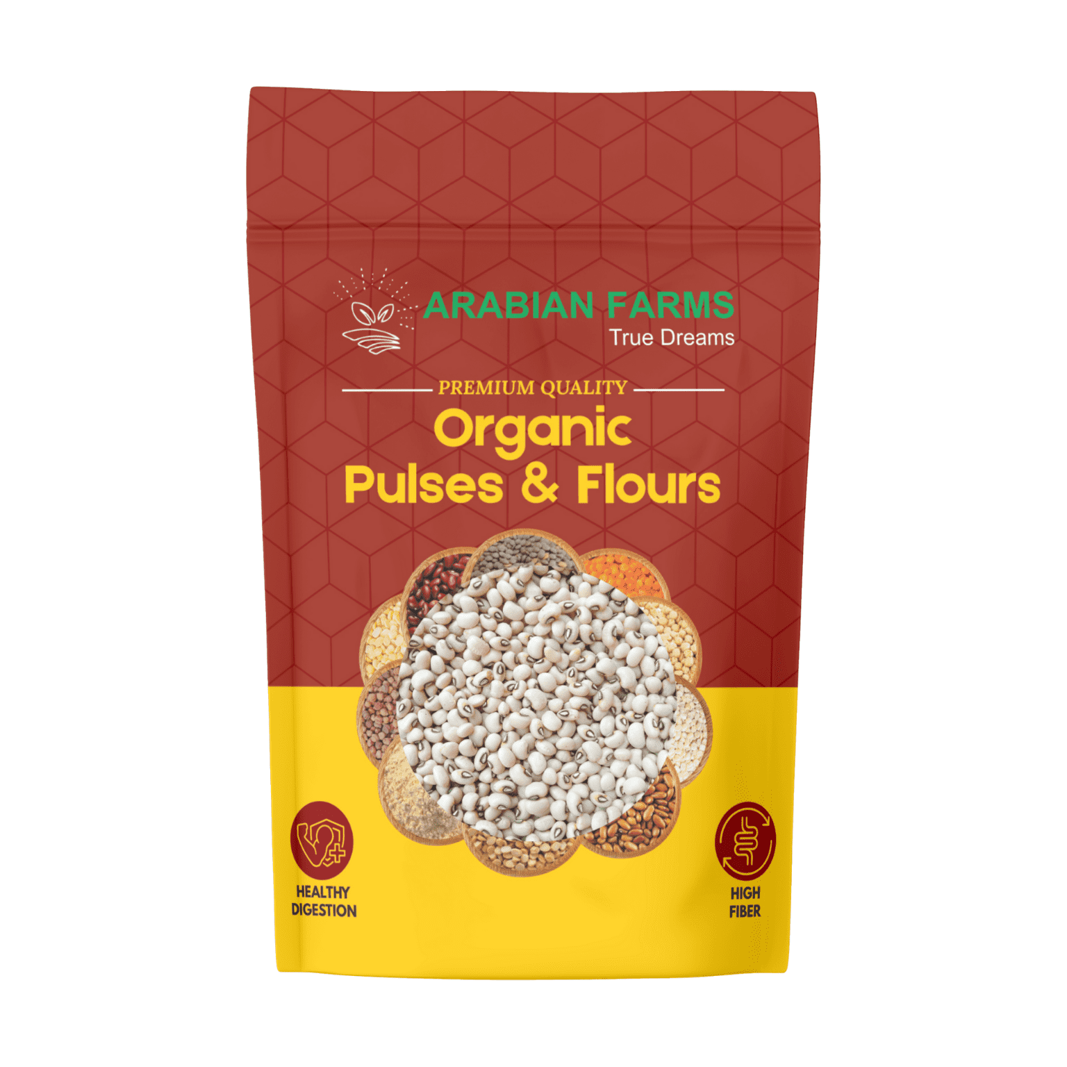White Kidney Beans (White Lobiya) - 500g